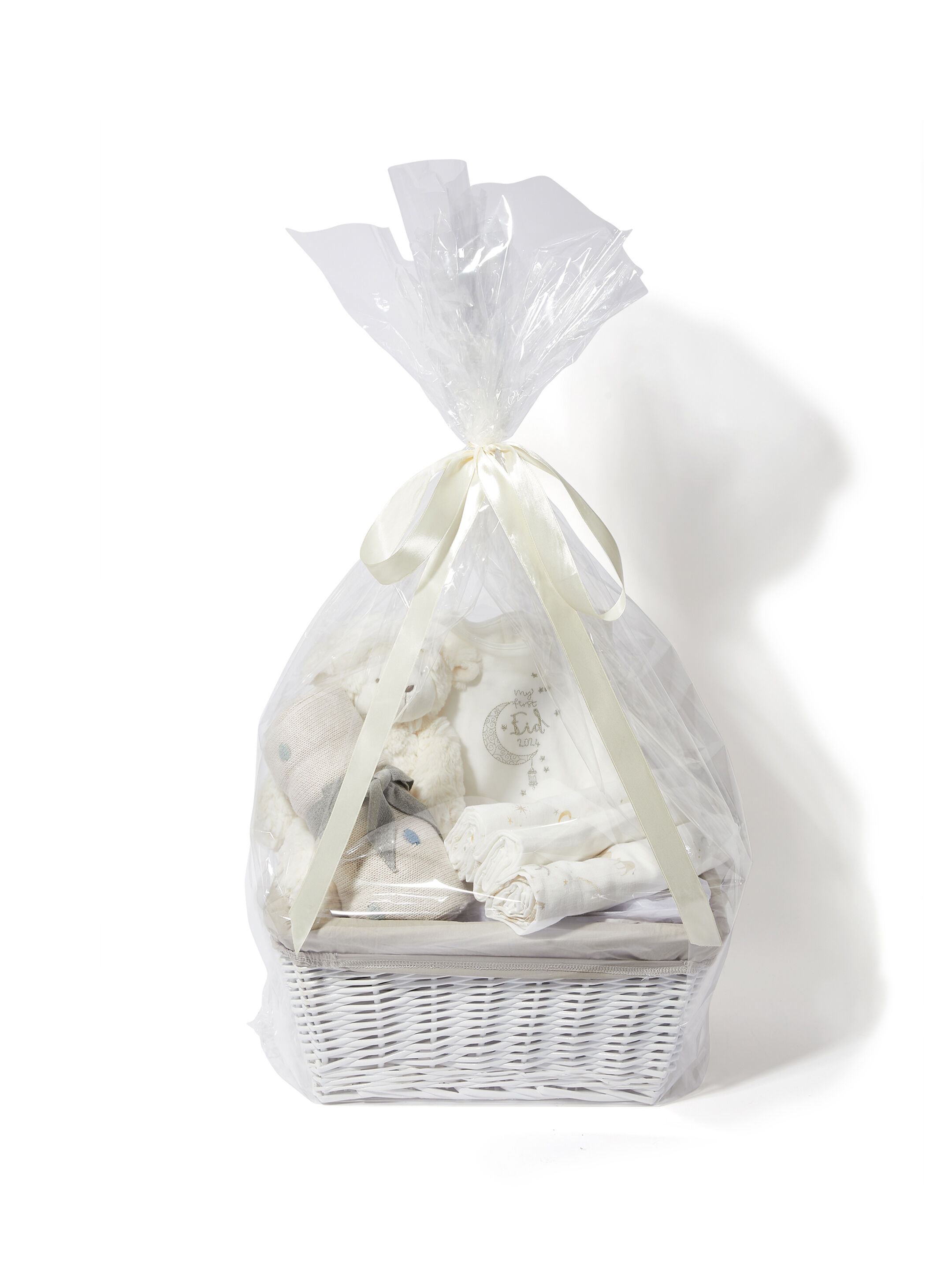 Baby Gift Hamper - 5 Piece Set with Embroidered Eid Sleepsuit image number 2